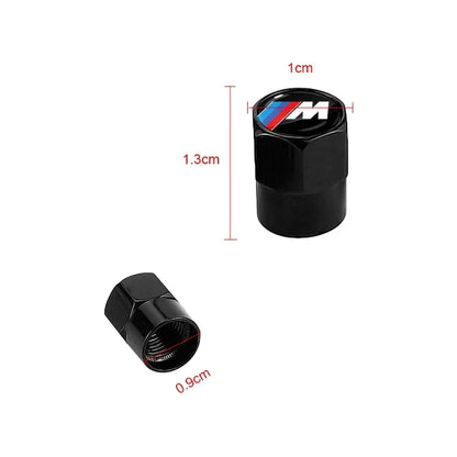4pcs car wheel tire metal valve cover