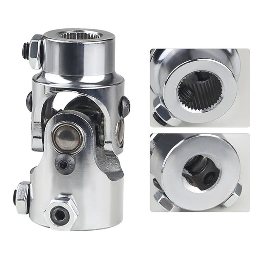 Universal U-Joint Single Steering Shaft – 3/4”-36 Spline to 3/4” DD