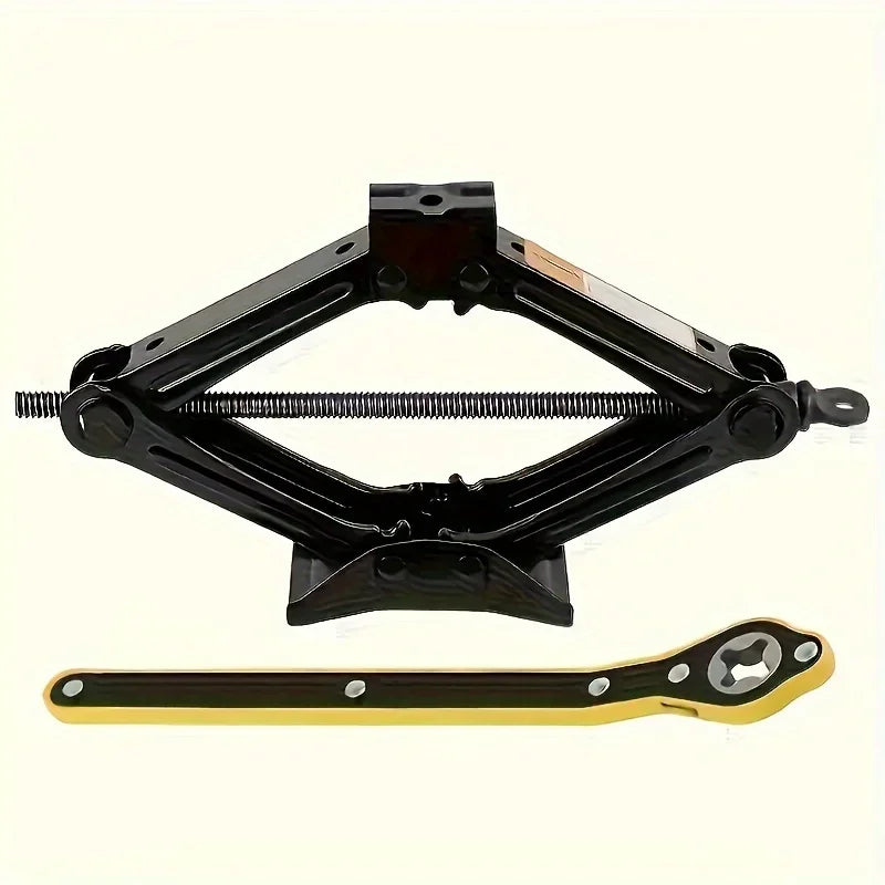 1 Set Foldable Car Jack Hand-operated