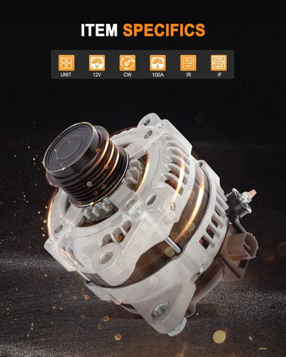 Alternator – Fits Toyota Matrix (2009-2010) & Corolla (2009-2013) 1.8L