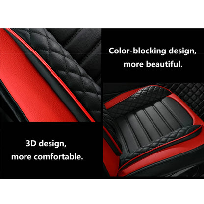 Elegant Universal Faux Leather Car Seat Cover by Tand – Easy-Clean, Comfort Design, Fits Most Major Car Models