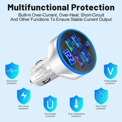 USB PD 250W Car Charger