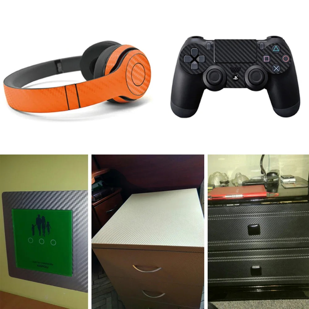 Carbon Fiber Vinyl Film Car Stickers