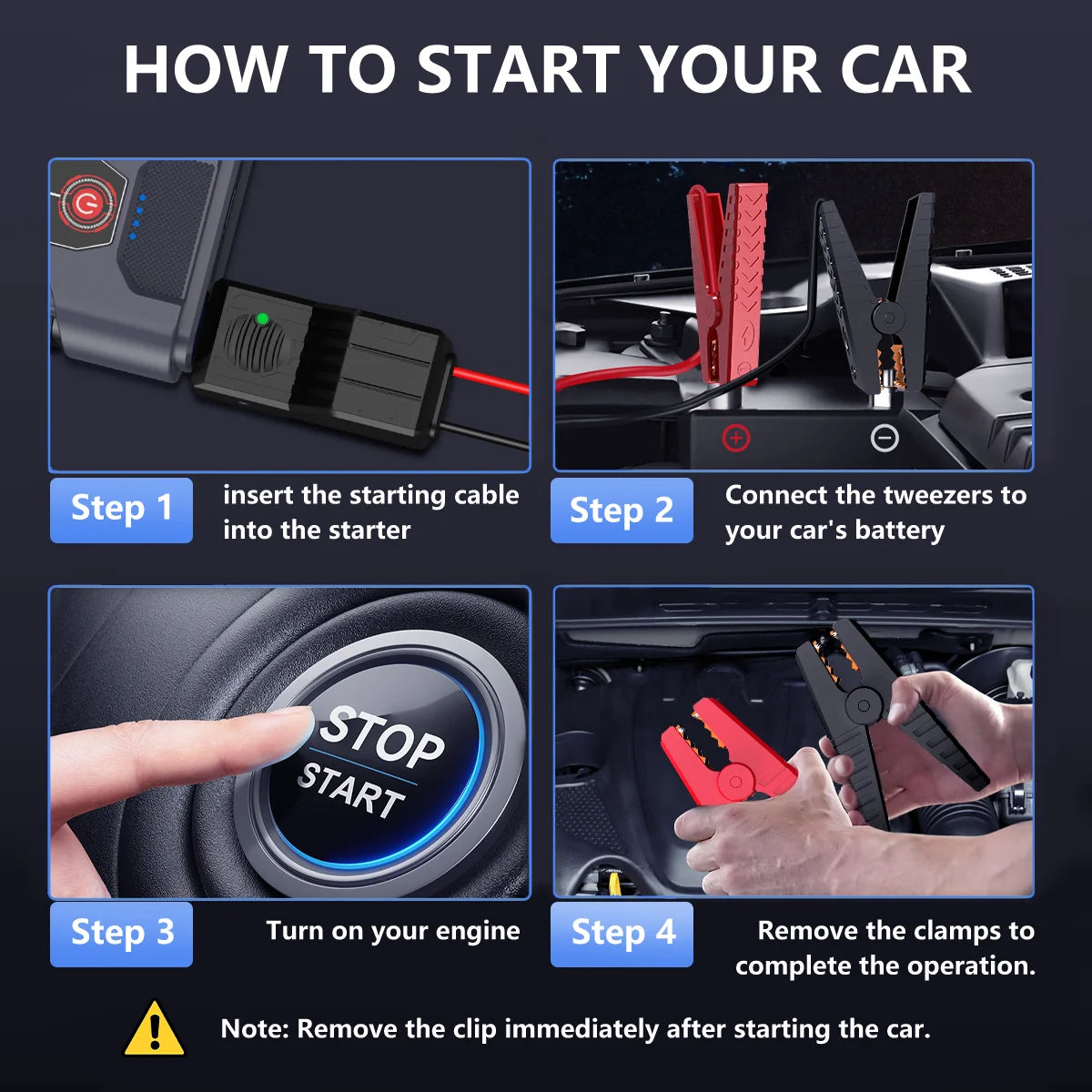 Portable Car Jump Starter