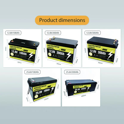 LiFePO4 Battery Pack 12V