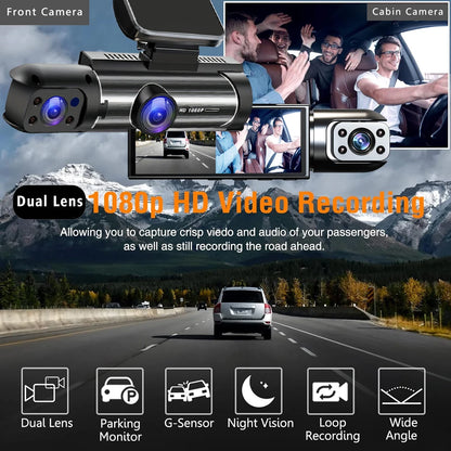 Dual Lens Car DVR Dash Camera