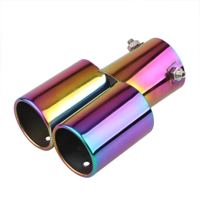 1PCS 2.5" Inlet Car Auto Exhaust Muffler Tip