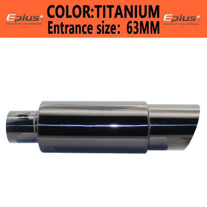 Car exhaust pipe muffler
