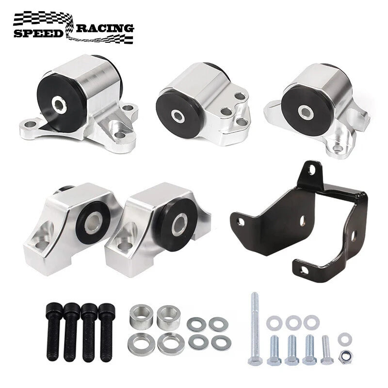 Swap Engine Motor Mount 3-Bolt & Torque Mount Kit for 1996–2000 Honda Civic EK (B-Series Manual Transmission)