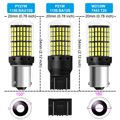 2/4PCS LED CANBUS Bulbs