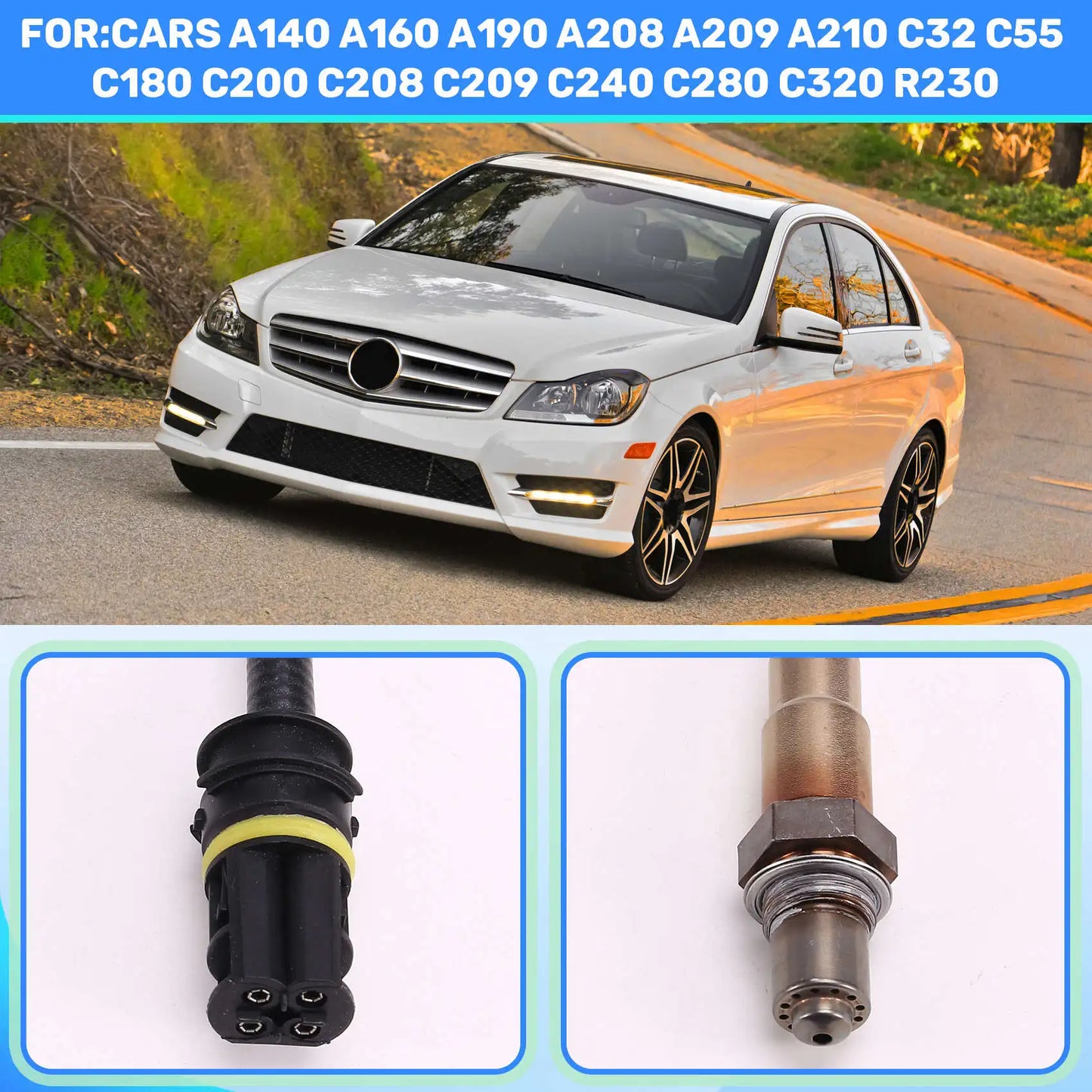 Oxygen Sensor 0258006275 / 0015405117 for Mercedes-Benz A-Class & C-Class