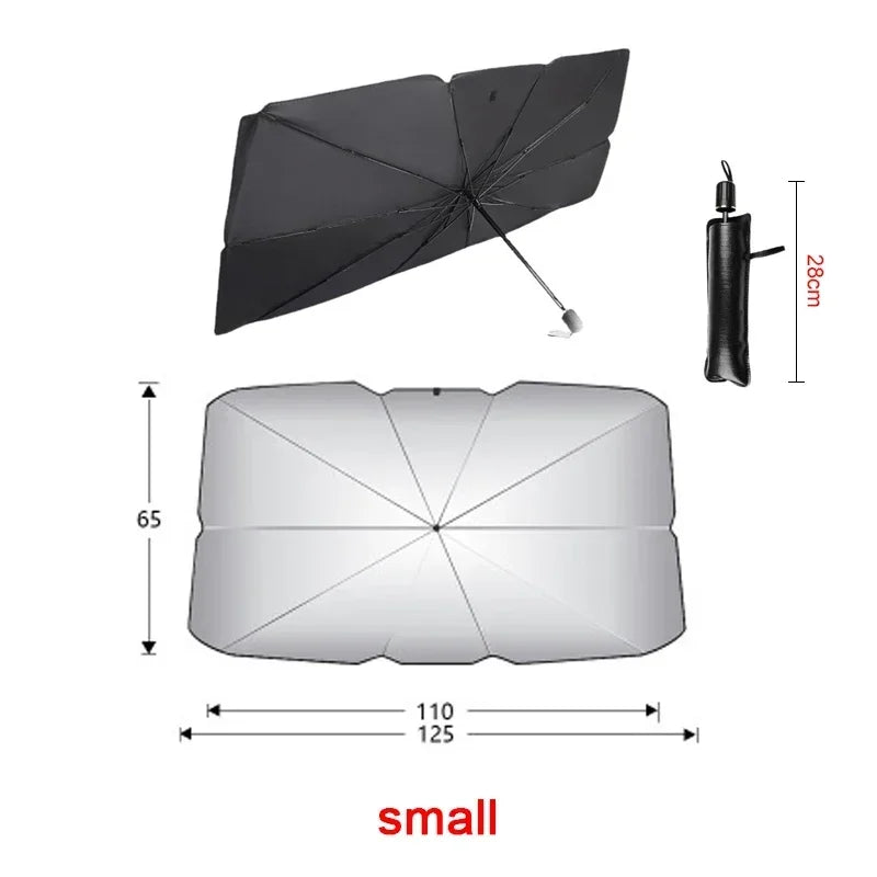 Car Sunshade Umbrella – Windshield Protection Against Sun & Heat