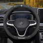 Carbon fiber Leather Car Steering Wheel Cover