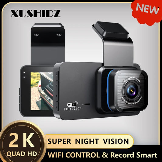 2K WIFI Car Dash Cam
