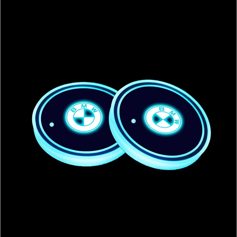 LED Luminous Car Water Cup Holder Coaster