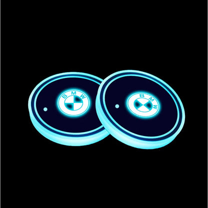 LED Luminous Car Water Cup Holder Coaster