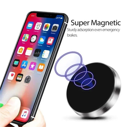 Universal Magnetic Car Phone Holder – Strong Grip, 360° Rotation