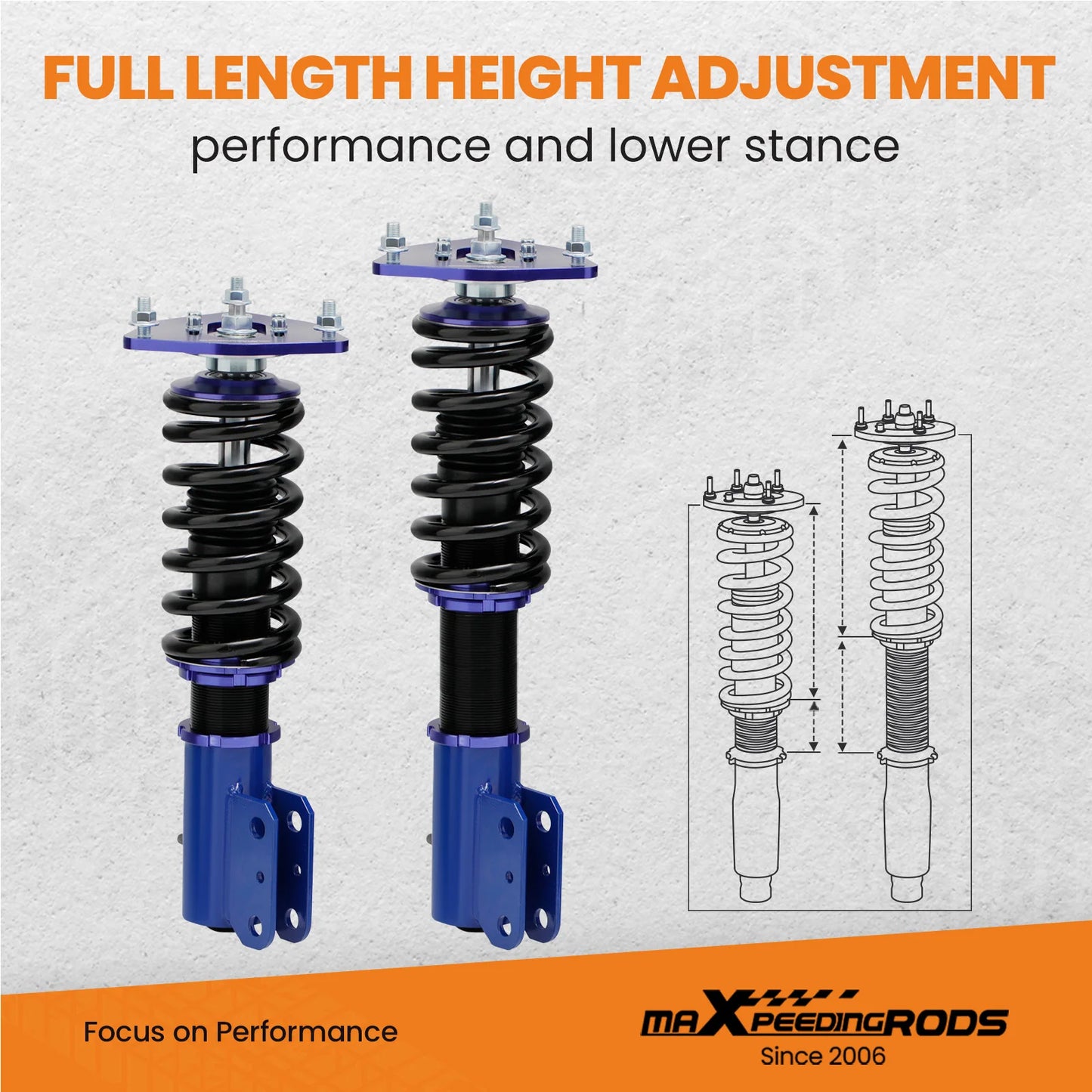 Coilover Suspension For Mitsubishi Lancer