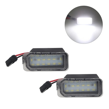 LED License Plate Lights – White LED Lamps for Ford Fiesta JA8, Focus DA3 5D & Jaguar