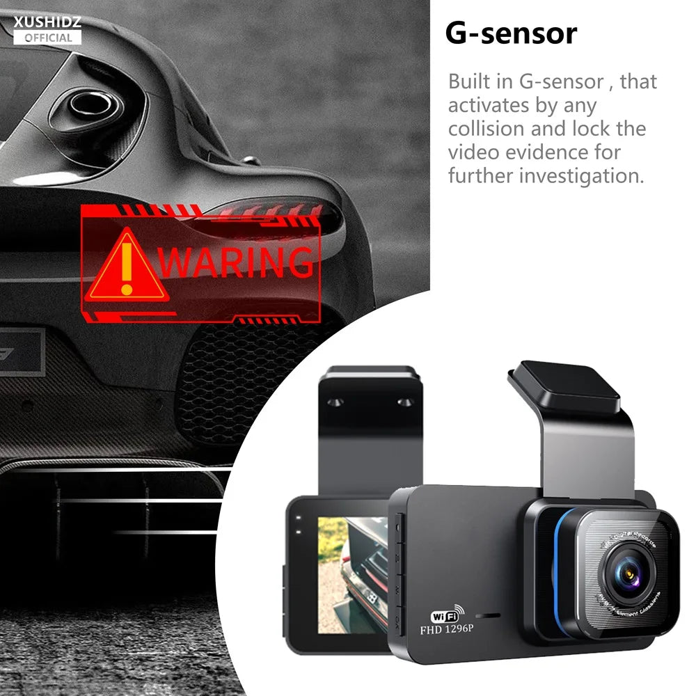 2K WIFI Car Dash Cam