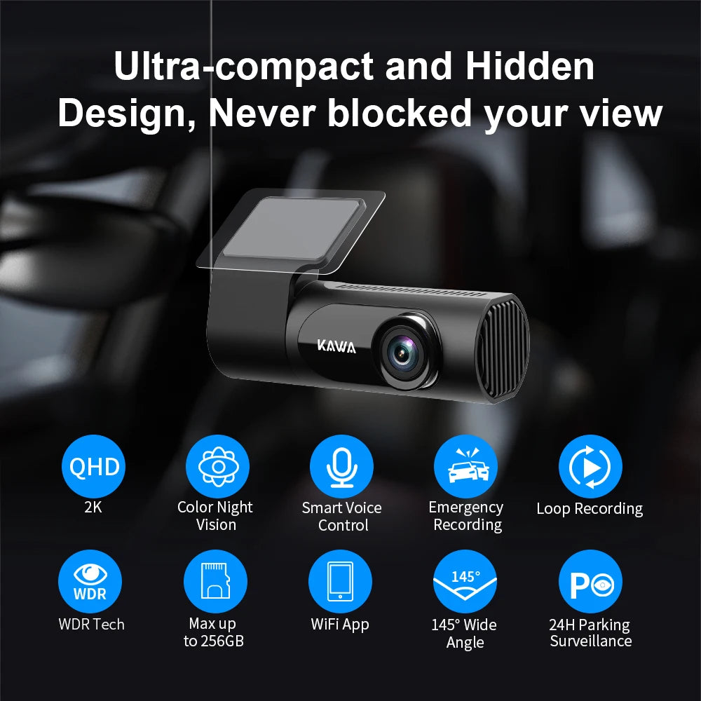 2K Car DVR Dash Cam