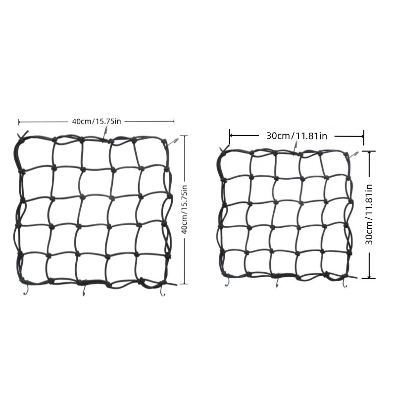 Motorcycle Cargo Net – Elastic Luggage Mesh