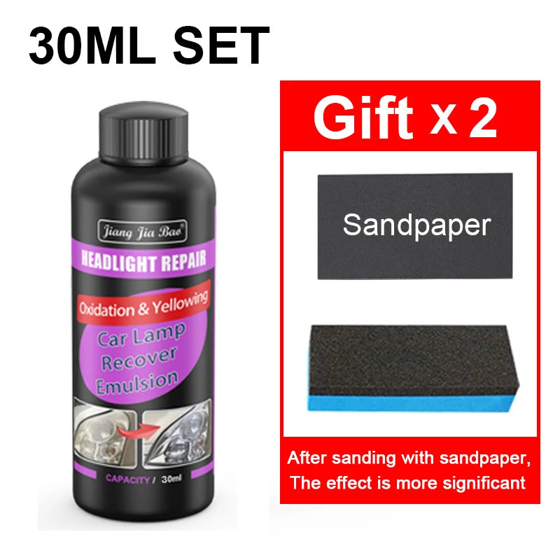 Car Headlight Restoration Polishing Kits