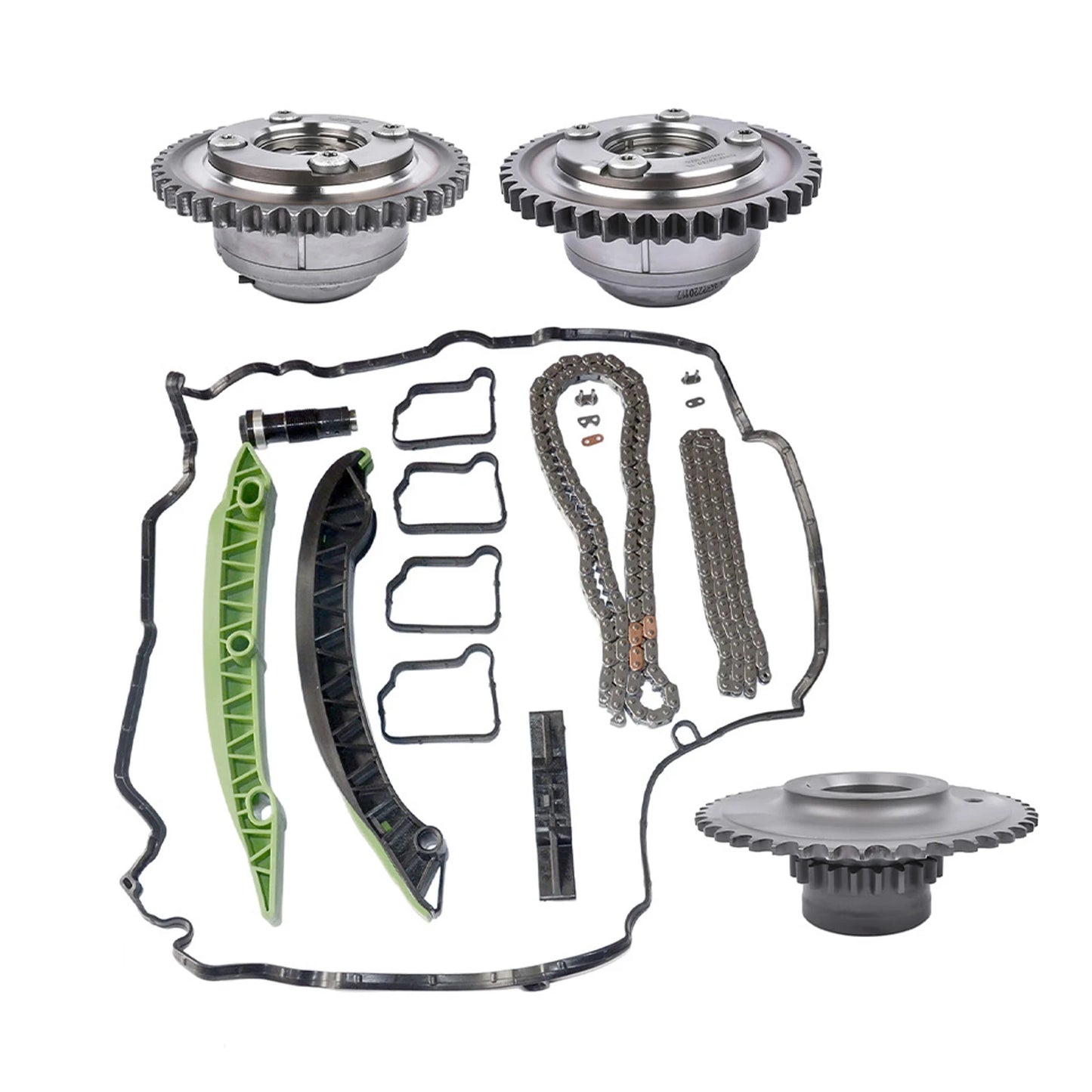 Timing Chain Kit + Camshaft VVT Gears for Mercedes-Benz