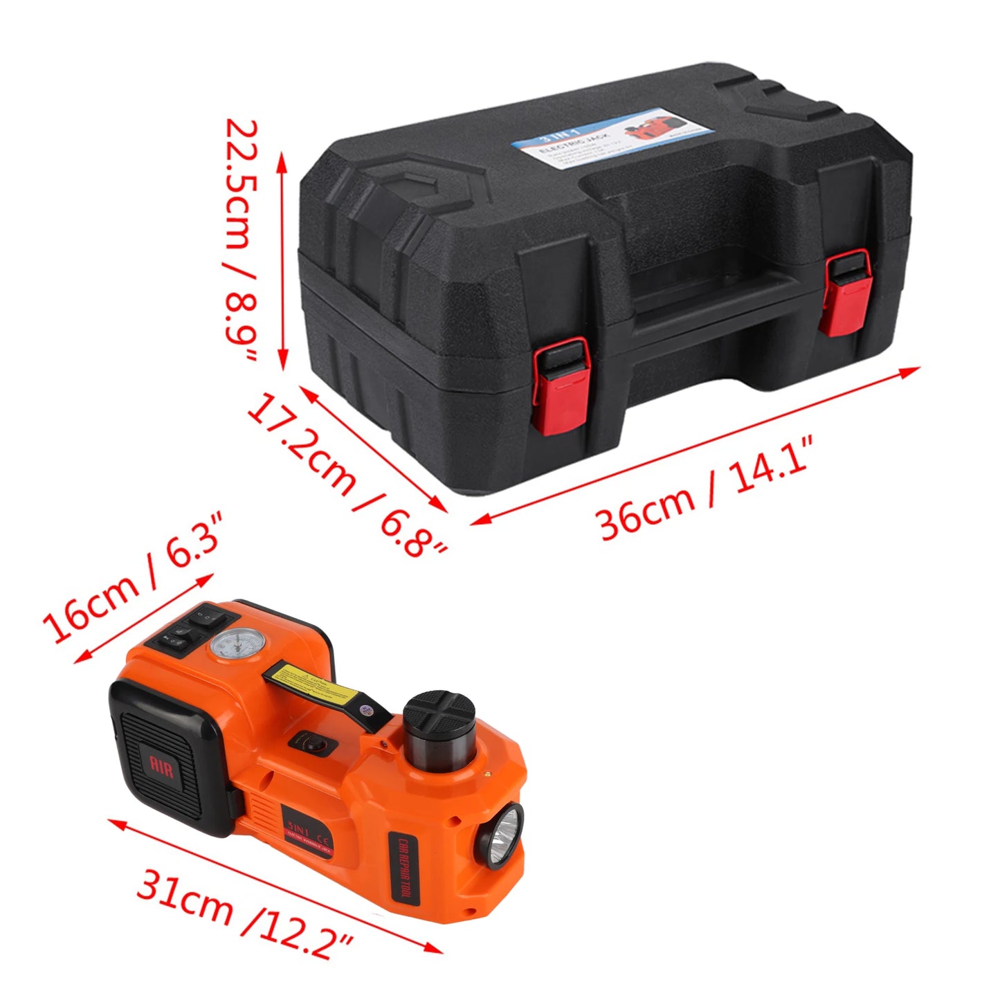 5Ton 12V Automotive Car Electric Hydraulic Floor Jack