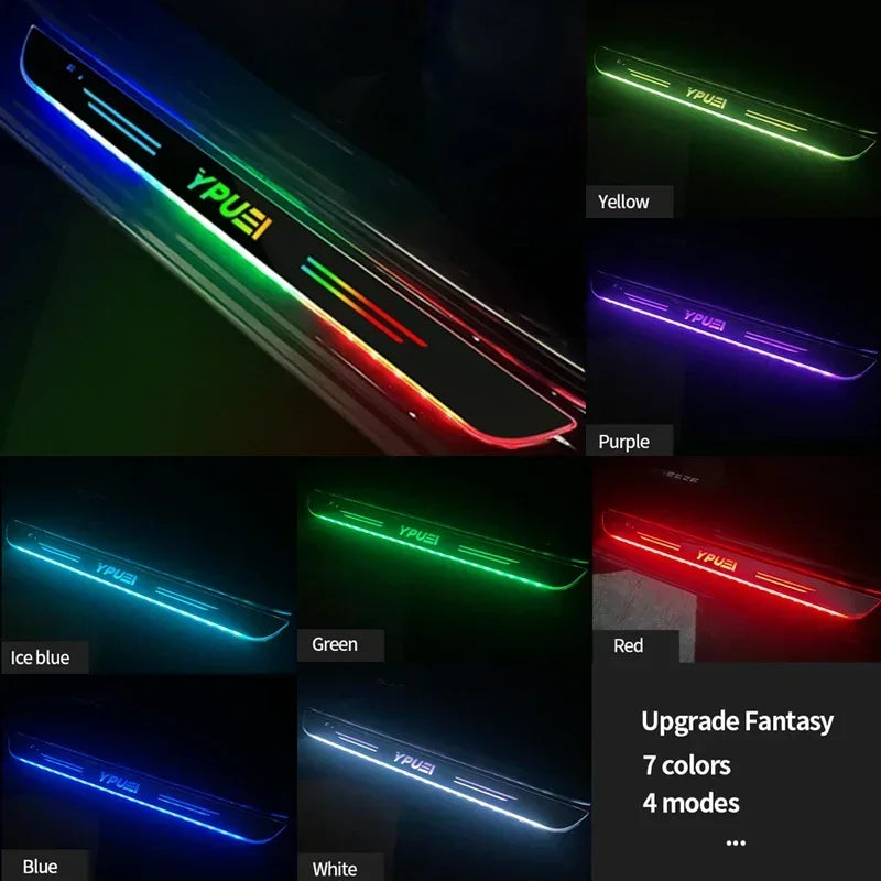 USB Power Moving LED Welcome Pedal