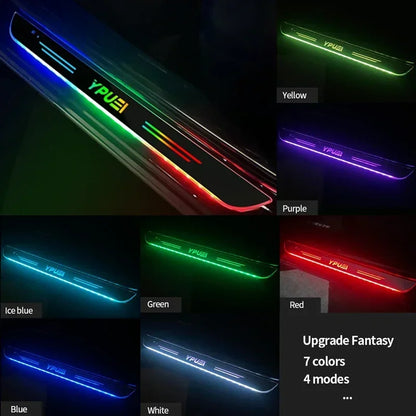 USB Power Moving LED Welcome Pedal