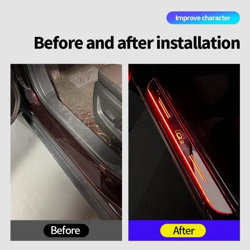 USB Power Moving LED Welcome Pedal