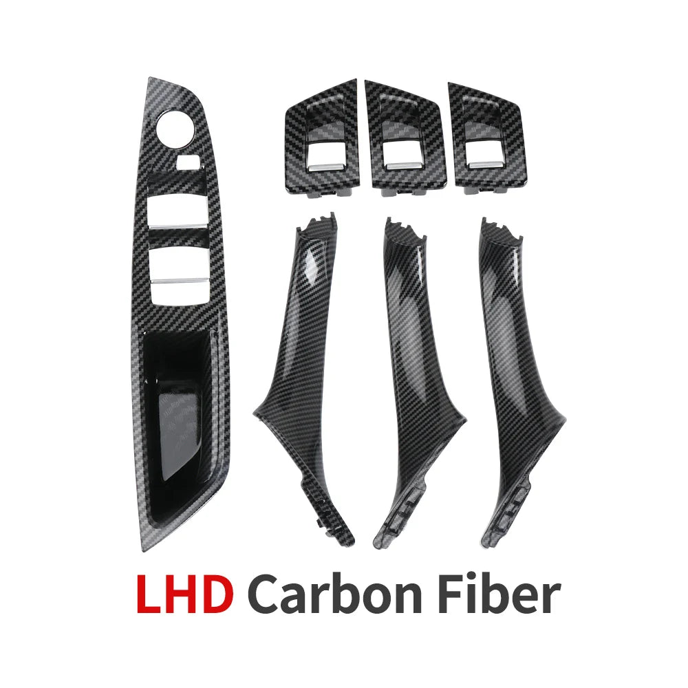 Carbon Fiber LHD Interior Door Handle – BMW 5 Series F10/F11 (520d, 525d, 530d, 535i)