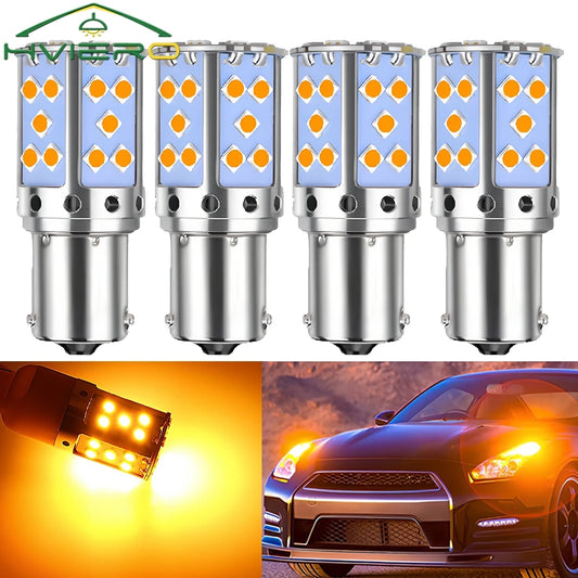 4X P21W LED 1156 / BA15S / PY21W / BAU15S Bulbs