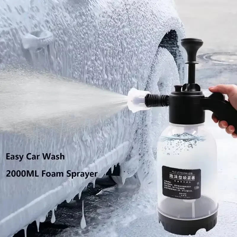 Car wash foam watering can
