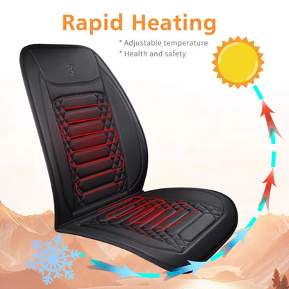 1/2pcs Winter Heated Car Seat Cover 12V Heating Warmer Cushion