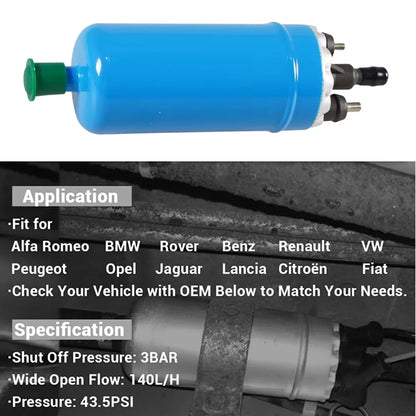 Universal High Pressure Fuel Pump