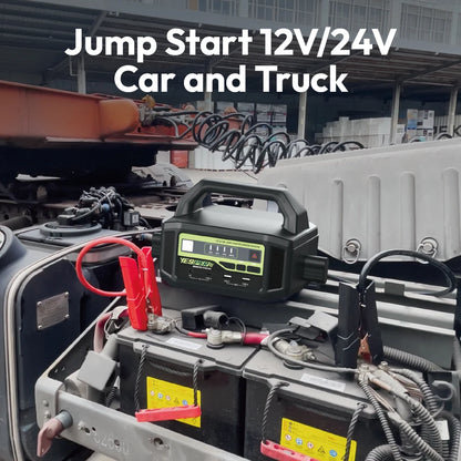 24V 6000A Peak Jump Starter for Cars and Trucks