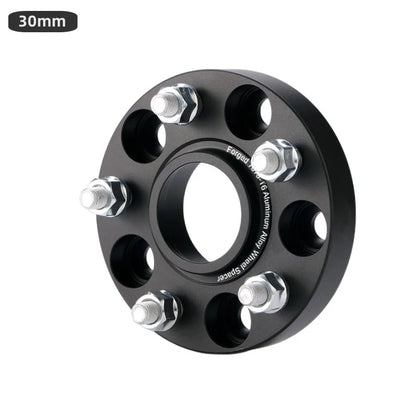 Audi Q5 Wheel Spacers Hub Adapter – 5x112 PCD, 66.6mm CB, M14x1.5 Lug Thread – Forged Aluminum Black, 2-Piece Set