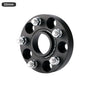 Audi Q5 Wheel Spacers Hub Adapter – 5x112 PCD, 66.6mm CB, M14x1.5 Lug Thread – Forged Aluminum Black, 2-Piece Set