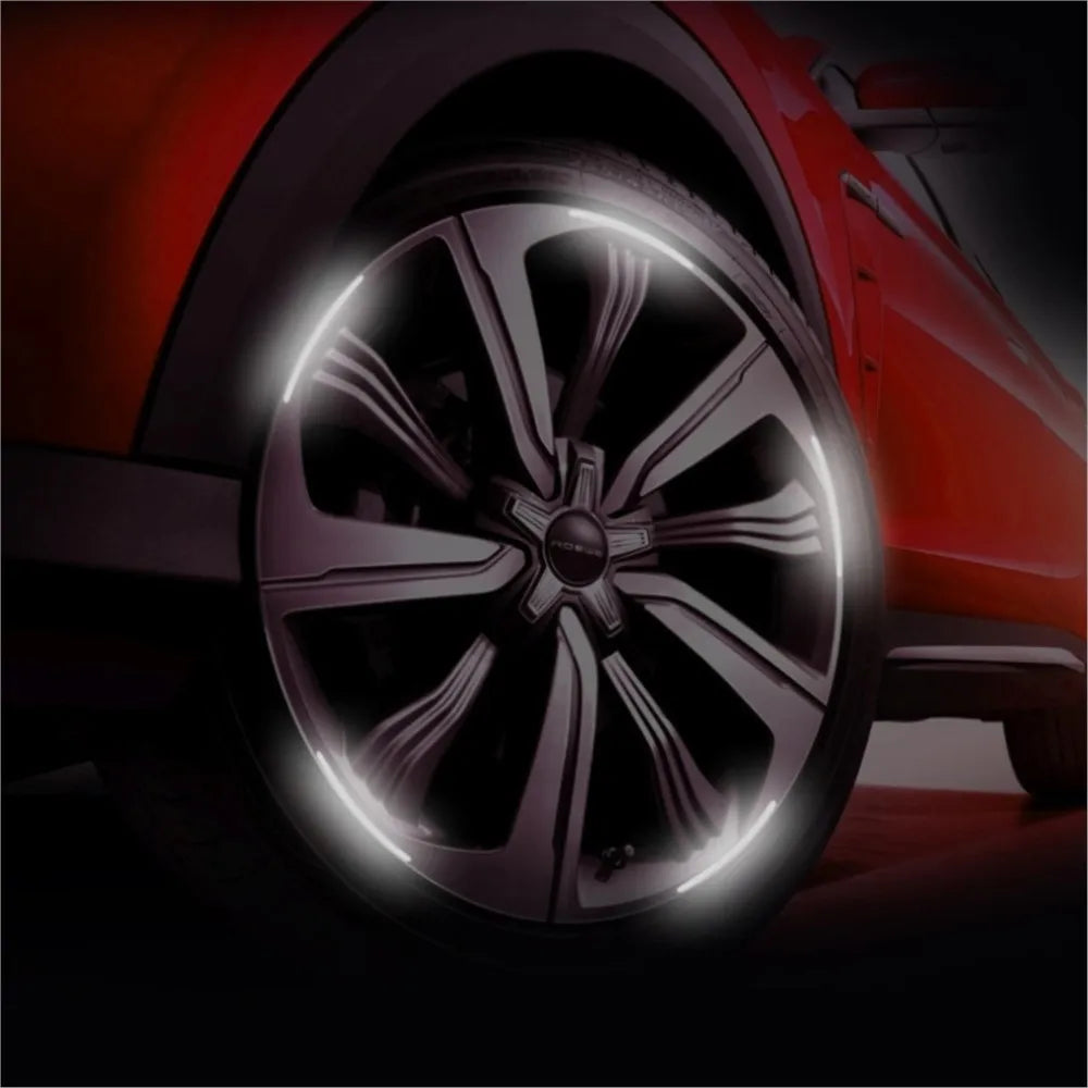 20pcs Car Wheel Hub Reflective Sticker