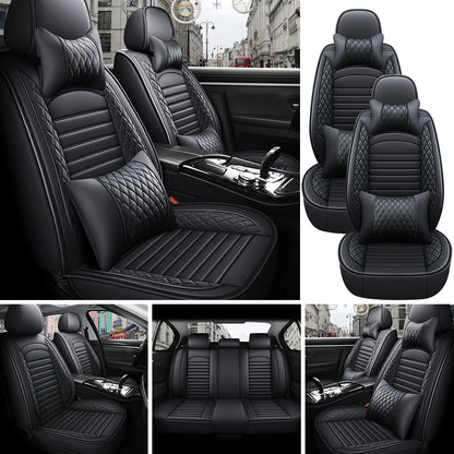 5-Seats PU Leather Car Seat Covers