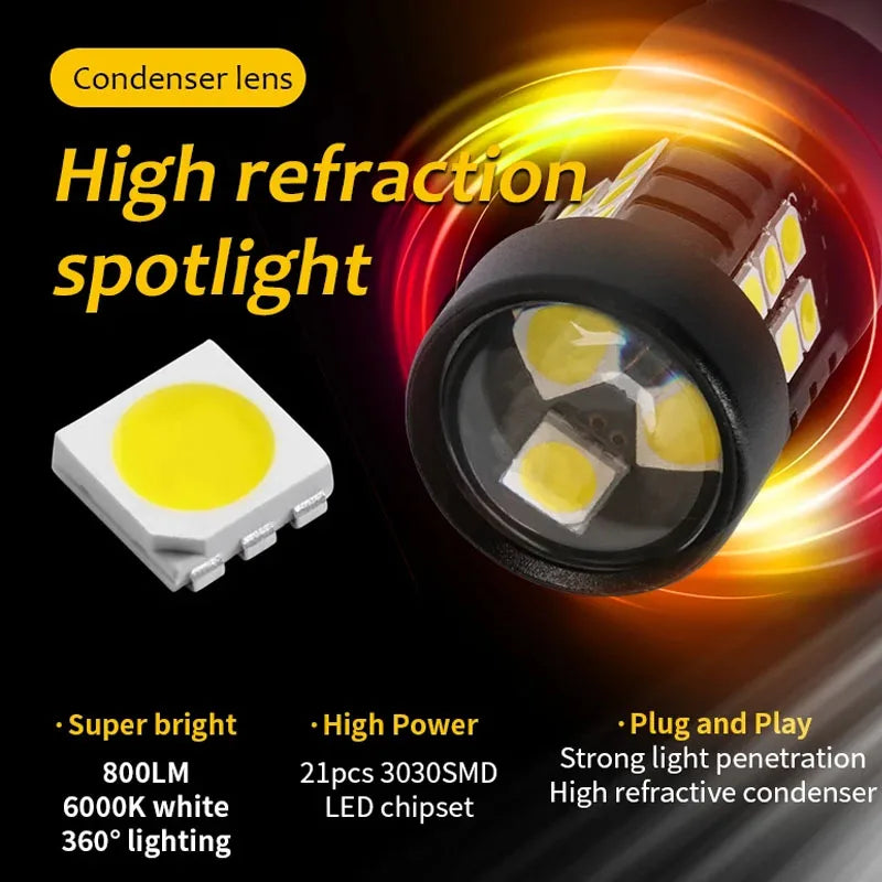2pcs Canbus LED Bulbs