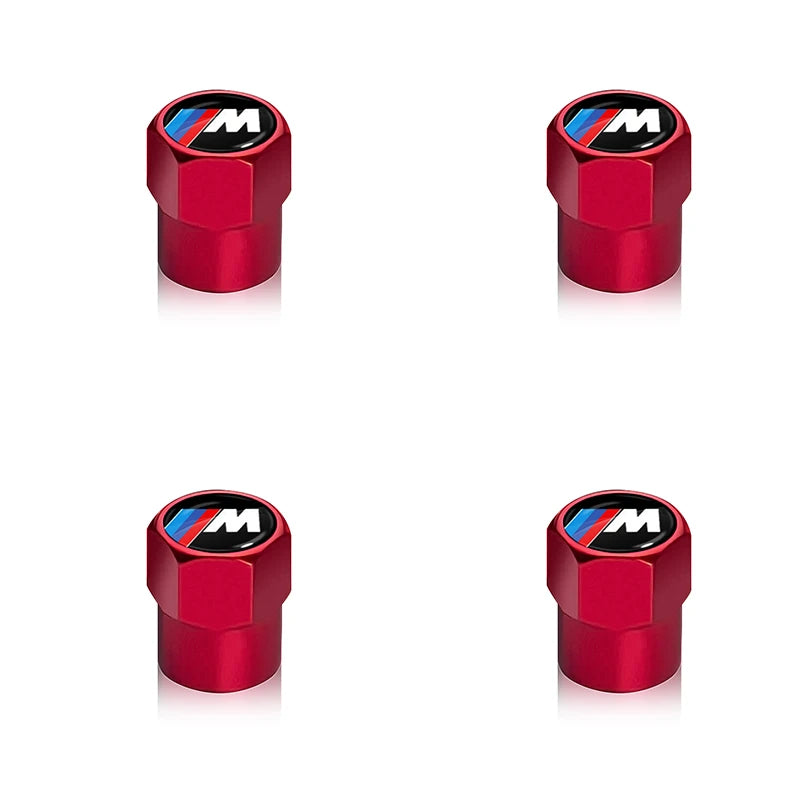 4pcs car wheel tire metal valve cover
