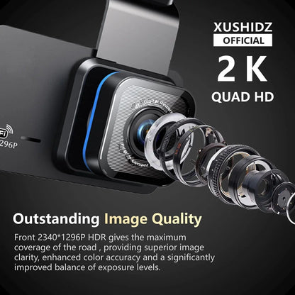 2K WIFI Car Dash Cam