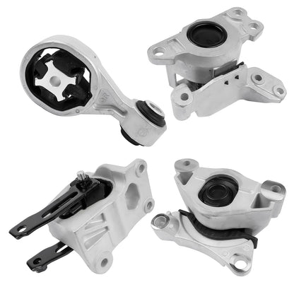 4Pcs Engine Motor & Torque Strut & Transmission Mounts Set