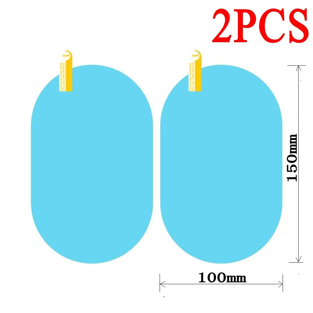 2Pcs Car Rearview Mirror Rainproof Films