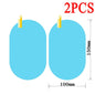 2Pcs Car Rearview Mirror Rainproof Films
