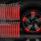 20pcs Car Wheel Hub Reflective Sticker