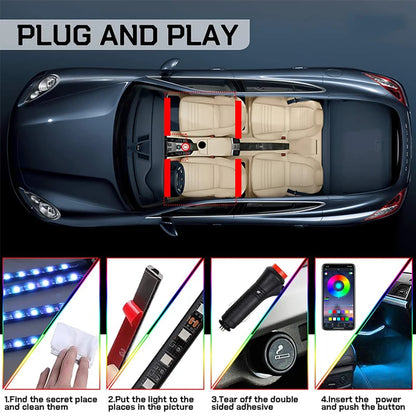 LED Light Bar Car Interior